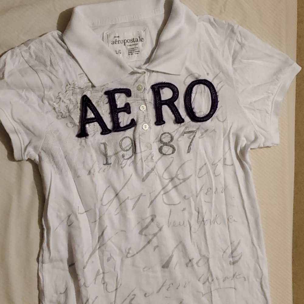 White Aero Women's Polo Shirt